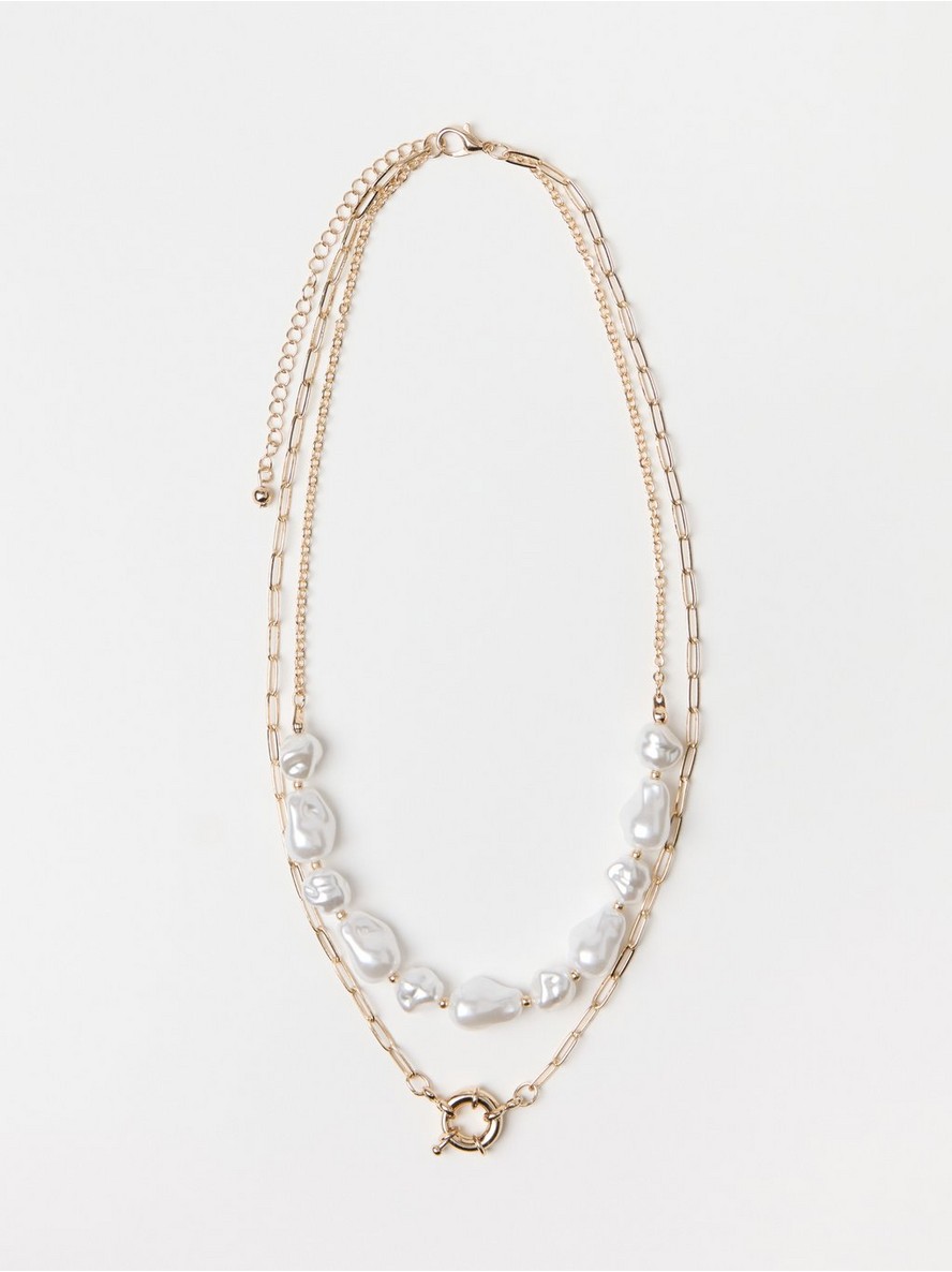 Necklace with pearls - 8747369-20