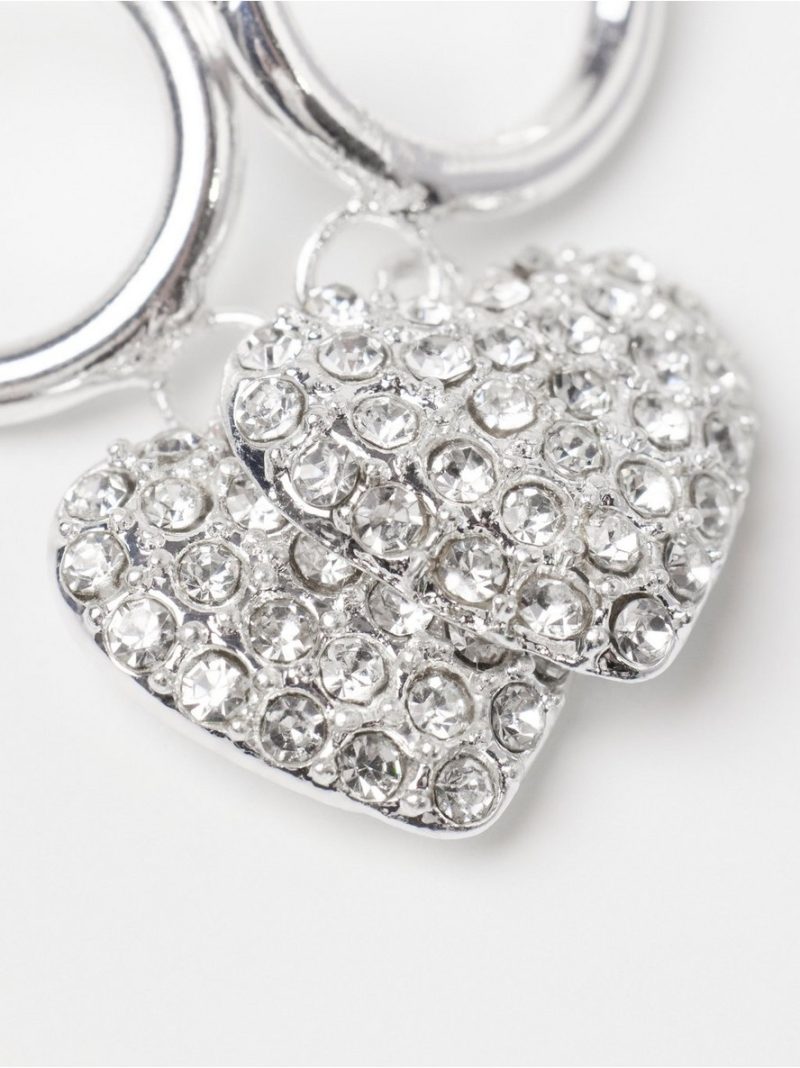 Earrings with hearts - 8760988-10