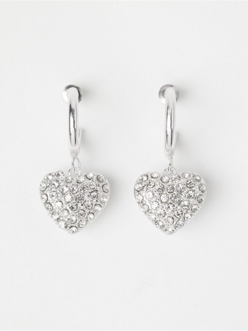 Earrings with hearts - 8760988-10