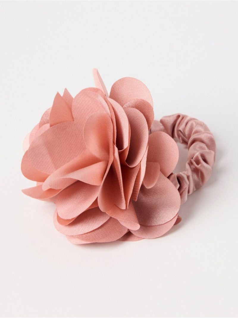 Hair elastic with flower - 8793479-6068