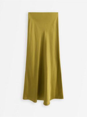 Maxi skirt in satin - 3000038-2118