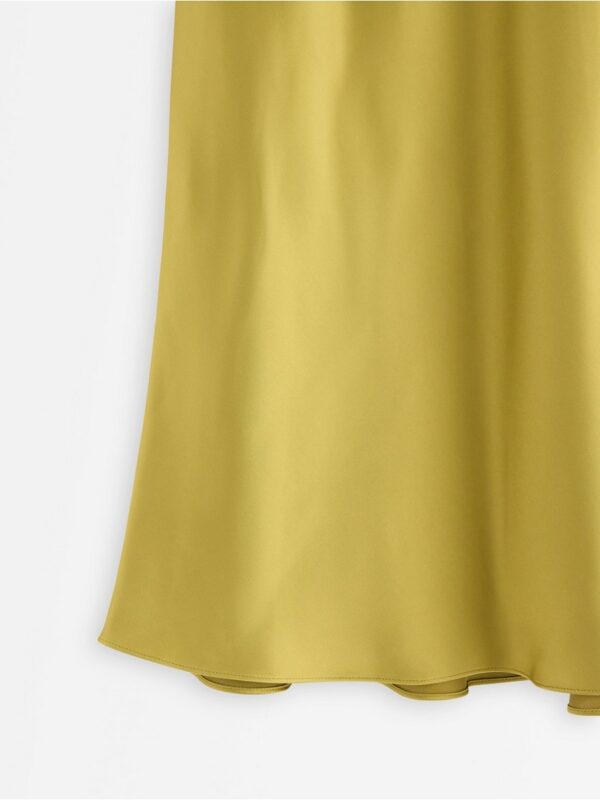 Maxi skirt in satin - 3000038-2118
