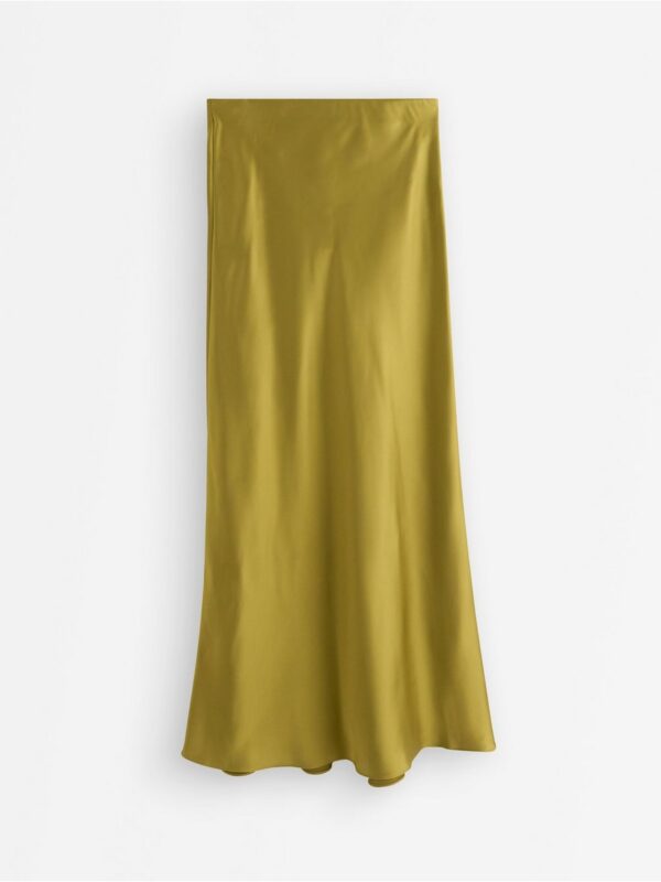 Maxi skirt in satin - 3000038-2118