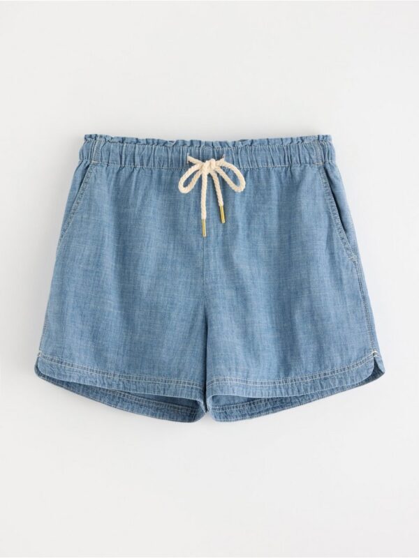Chambray shorts - 3001632-9614