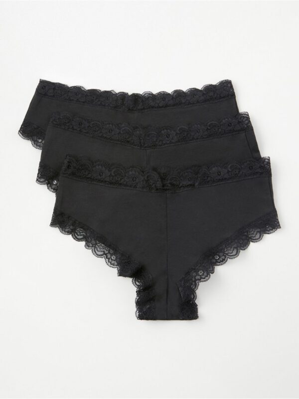 3-pack  brazilian briefs with regular waist - 3001922-80
