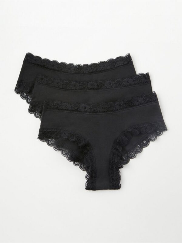 3-pack  brazilian briefs with regular waist - 3001922-80