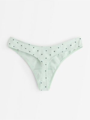 Thong with low waist - 3002341-7654