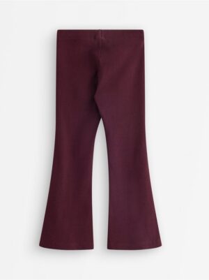 Ribbed flared leggings - 3004044-7268