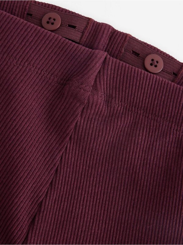 Ribbed flared leggings - 3004044-7268