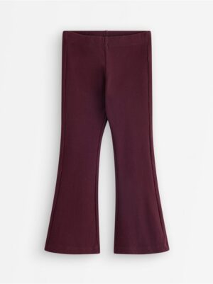 Ribbed flared leggings - 3004044-7268