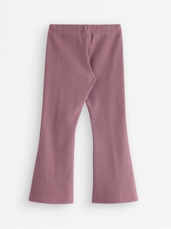 Ribbed flared leggings - 3004044-9438