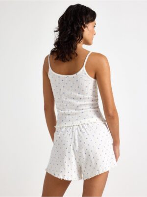 Pyjama top in pointelle - 3004226-300