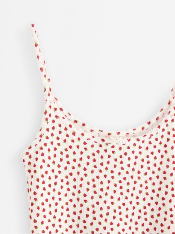 Pyjama top in pointelle - 3004226-3675