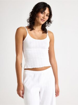 Pyjama top in pointelle - 3004226-70
