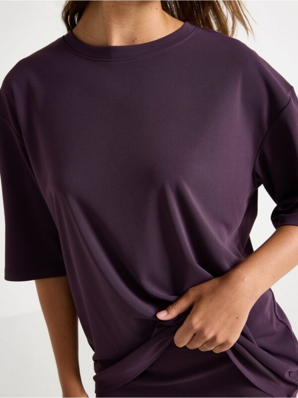 Short-sleeved oversized top - 3004292-6940