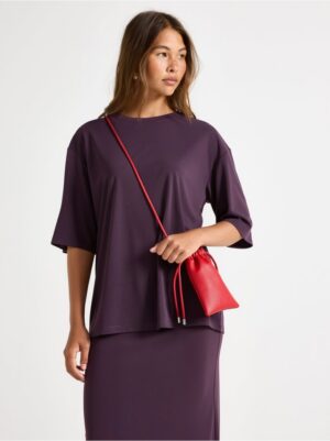 Short-sleeved oversized top - 3004292-6940
