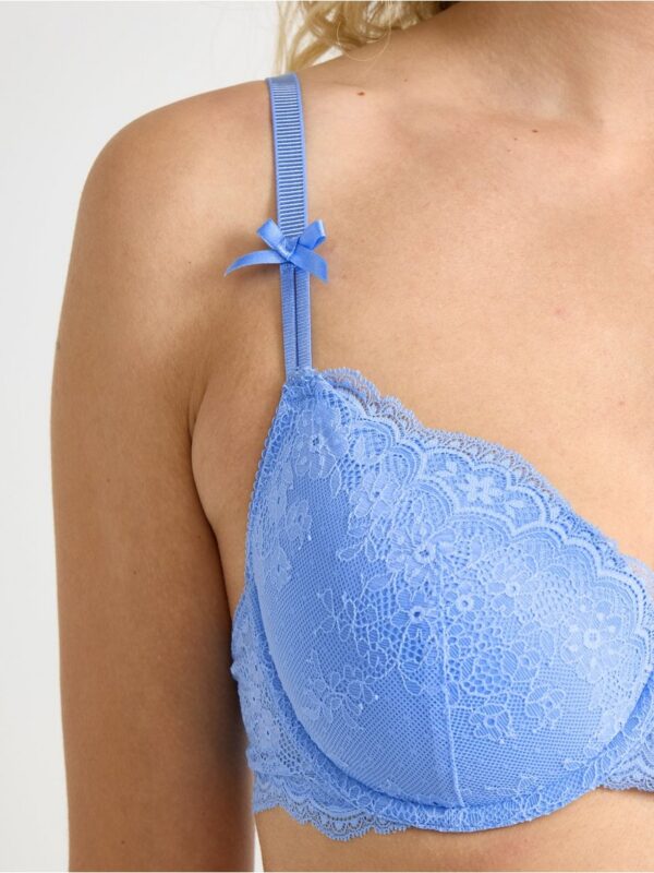 Lilja t-shirt bra with lace - 3004359-7859