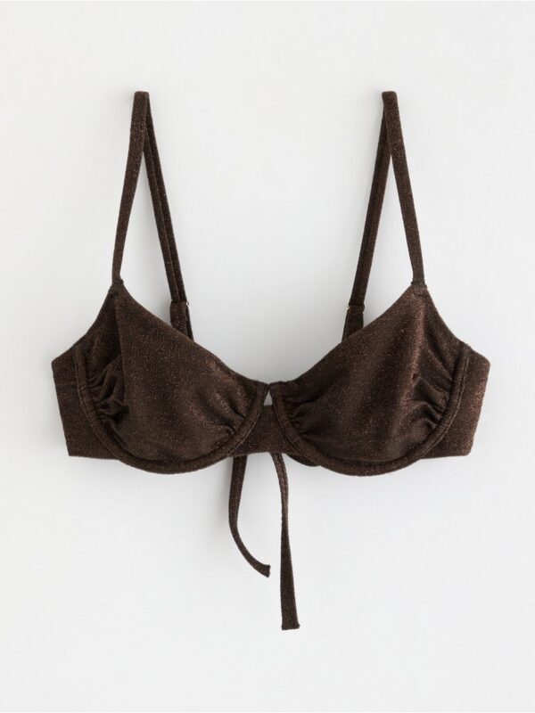 SENNA unpadded bikini bra with lurex - 3004500-8117