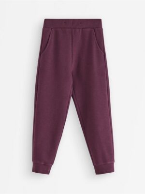 Joggers with brushed inside - 3004578-7268