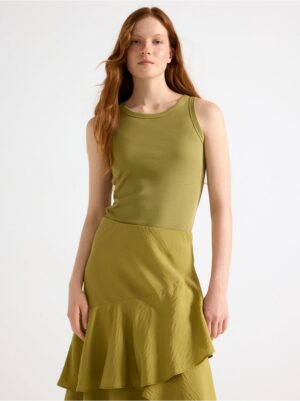 Ribbed tank top - 3004590-2118