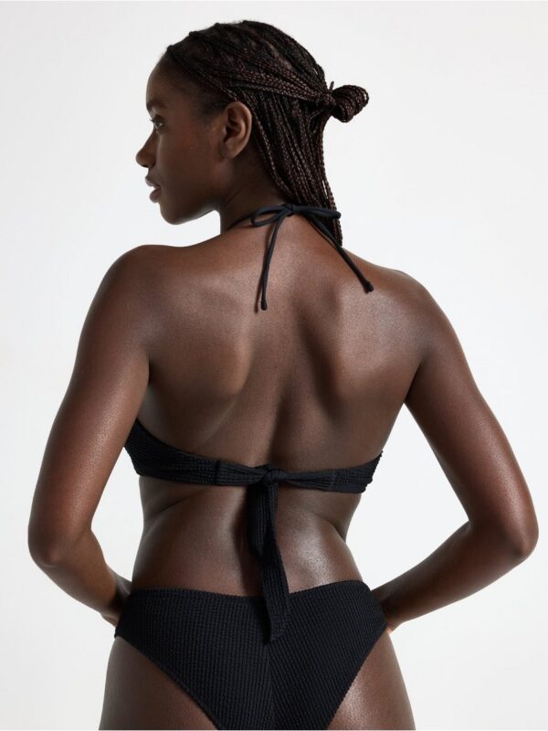 Crinkled bandeau bikini top - 3004698-80