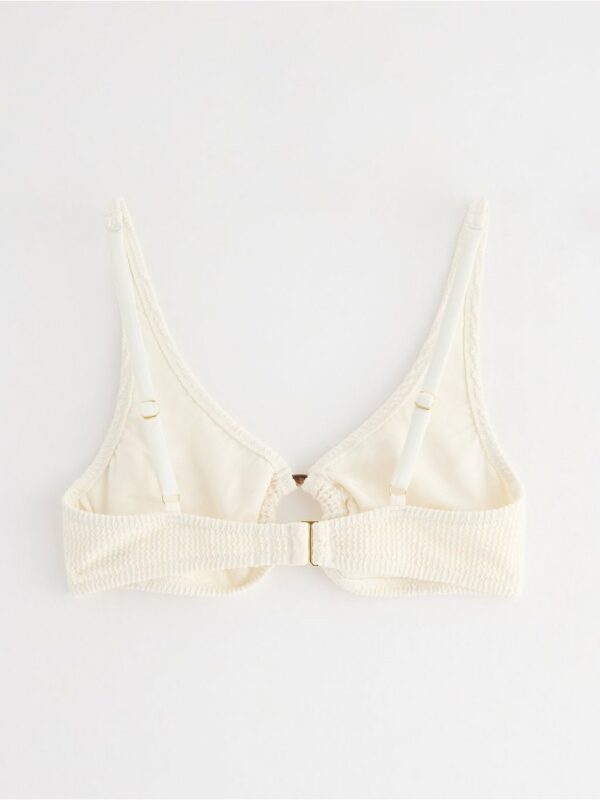 Crinkled bikini top - 3004702-3675
