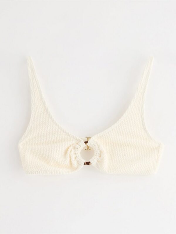 Crinkled bikini top - 3004702-3675