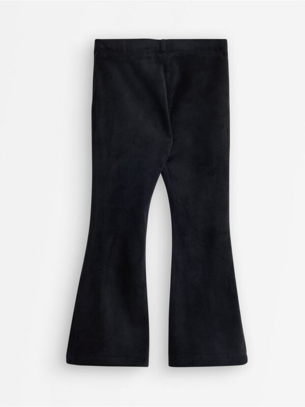 Flared leggings in velour - 3004735-80