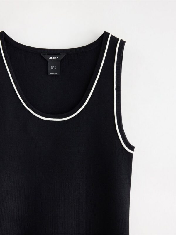 Rib-knit tank top - 3004819-80