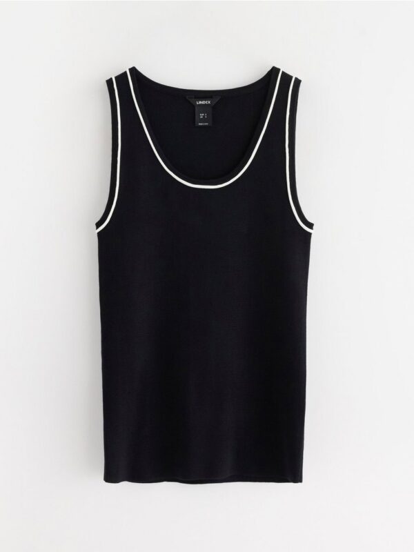 Rib-knit tank top - 3004819-80