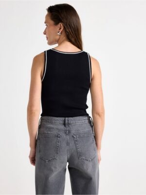 Rib-knit tank top - 3004819-80