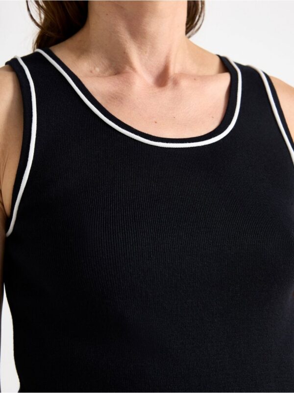 Rib-knit tank top - 3004819-80