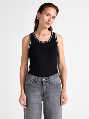 Rib-knit tank top - 3004819-80