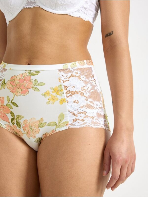Briefs with high waist - 3005020-9606