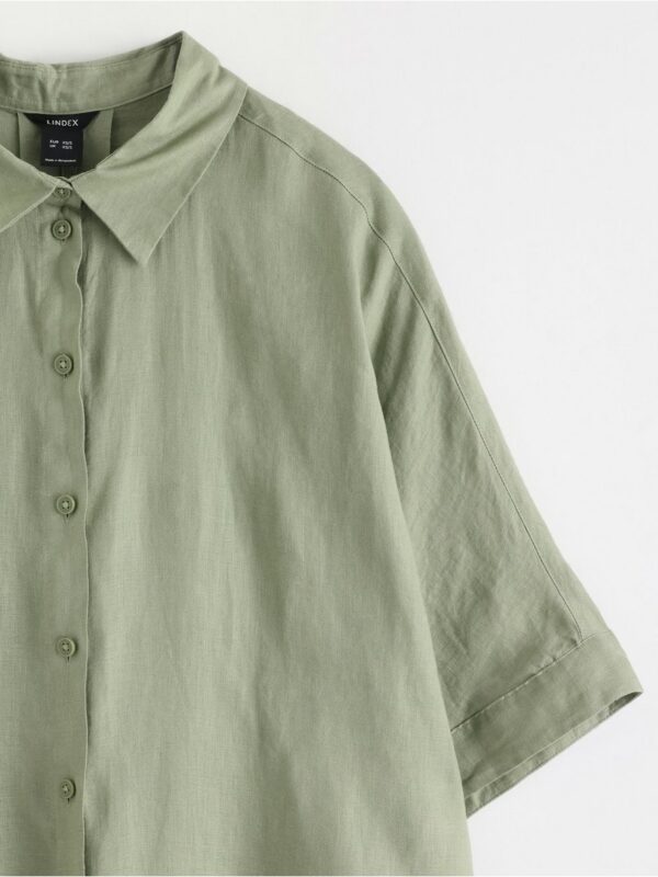 Shirt dress in linen - 3005102-5601