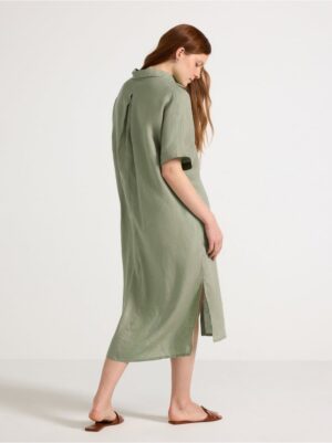 Shirt dress in linen - 3005102-5601