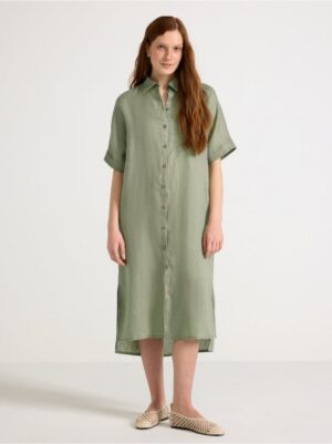 Shirt dress in linen - 3005102-5601