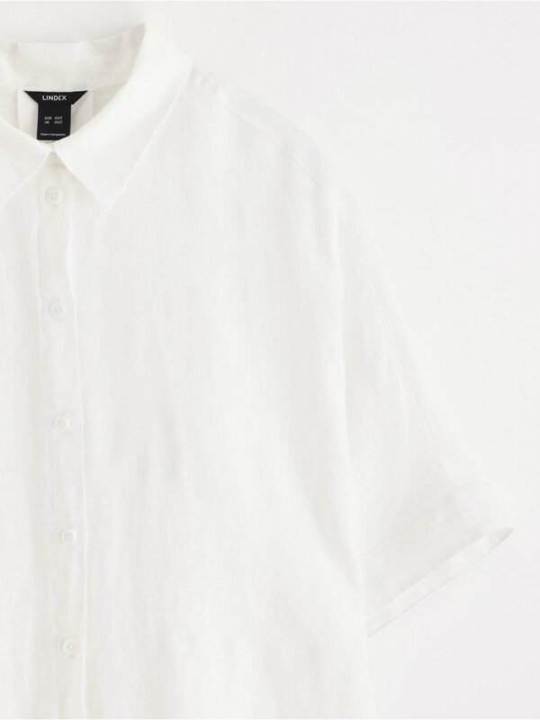 Shirt dress in linen - 3005102-70