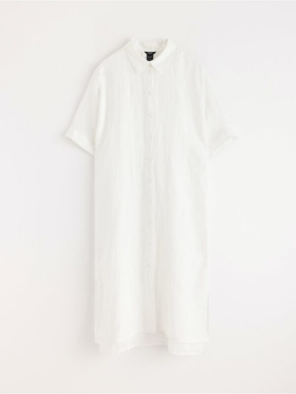 Shirt dress in linen - 3005102-70