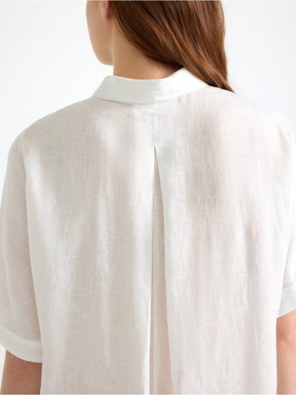 Shirt dress in linen - 3005102-70