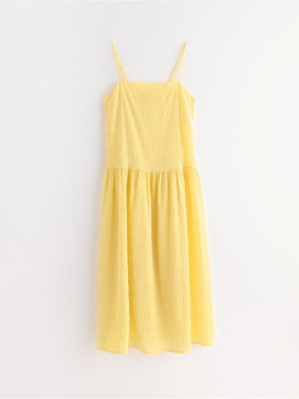 Textured midi dress - 3005206-7629