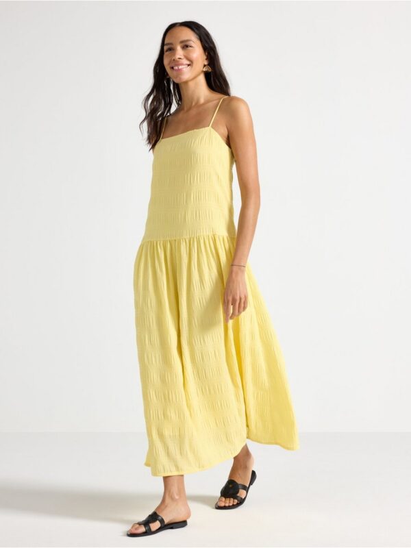 Textured midi dress - 3005206-7629