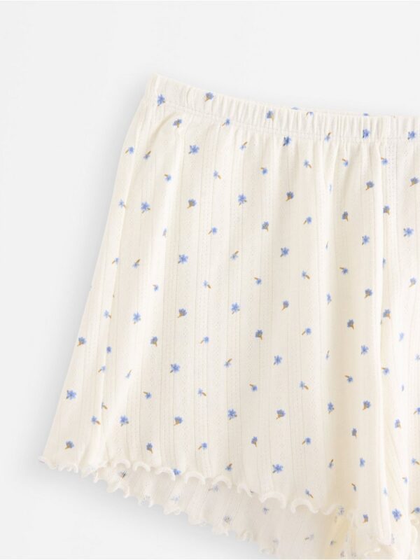Pyjama shorts in pointelle - 3005277-300