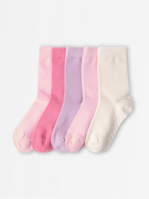5-pack  socks with anti-slip - 3005342-3679