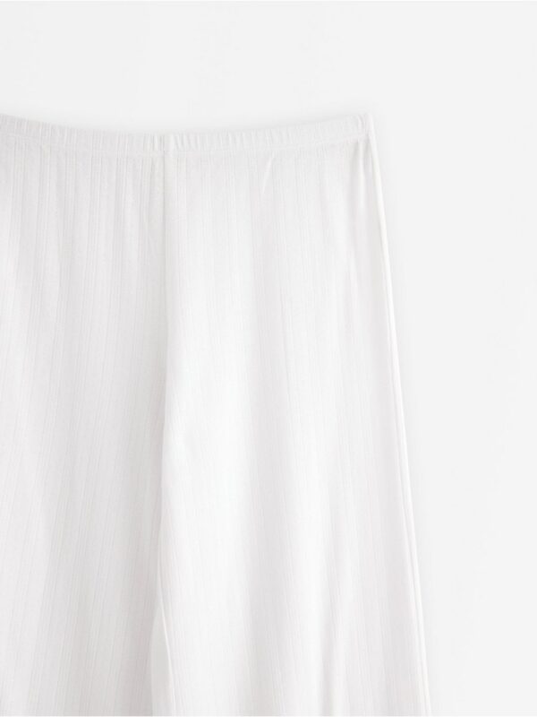 Wide pyjama trousers in pointelle - 3005563-70