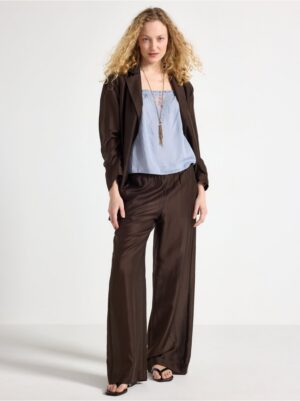 Trousers with wide legs - 3005606-6995