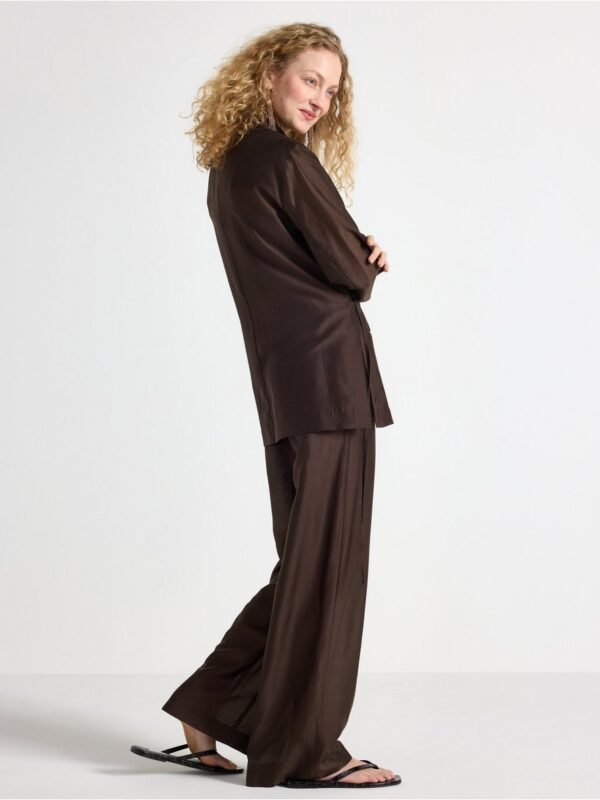Trousers with wide legs - 3005606-6995