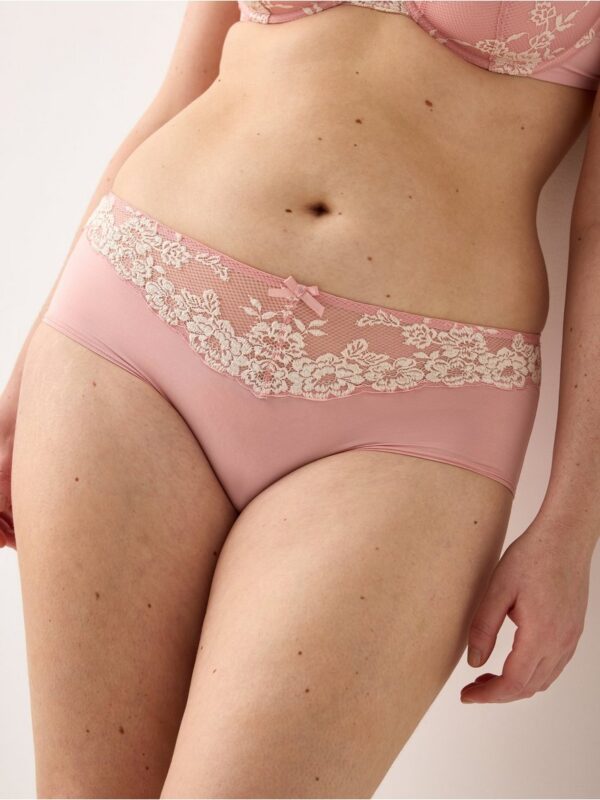 Briefs with lace - 3005622-7723