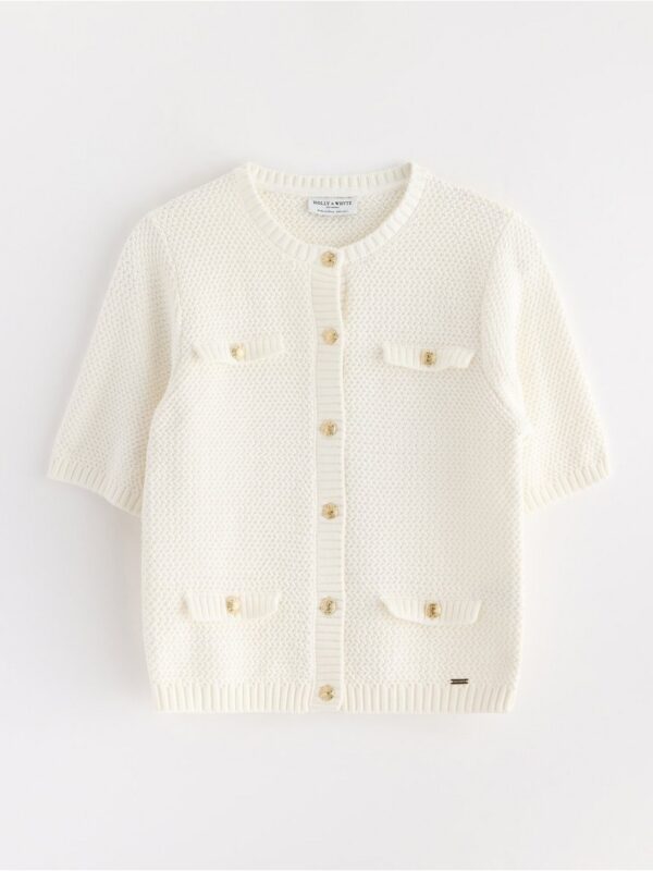 Fine-knit cardigan - 3005694-300