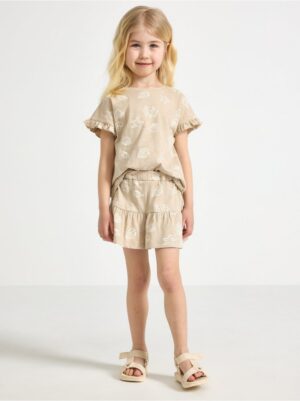 Skort in slub jersey - 3005724-4939